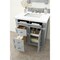 James Martin Vanities Brittany 30in Single Vanity, Urban Gray, w/ 3 CM White Zeus Quartz Top 650-V30-UGR-3WZ - alternate 4